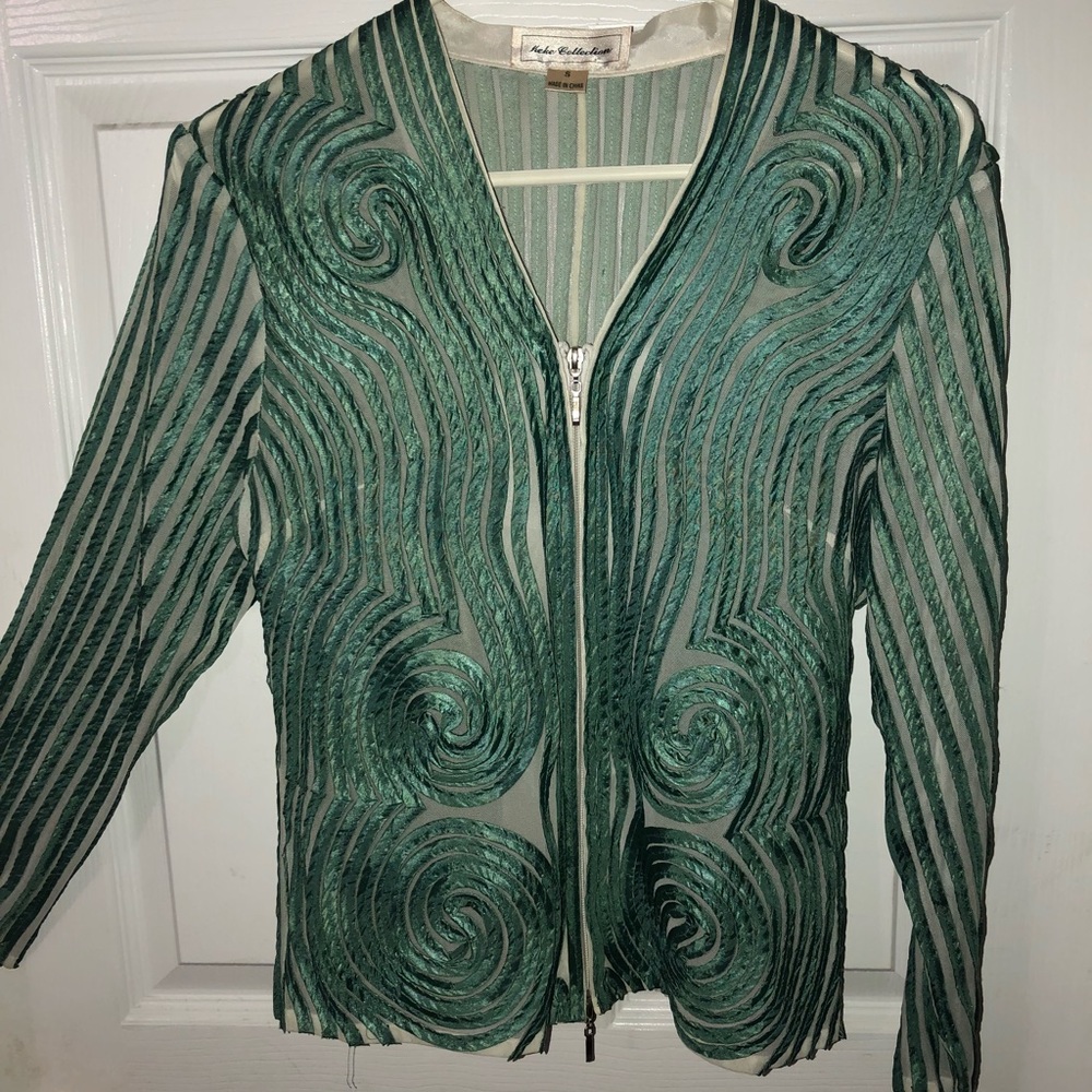 Keke collection zipper blouse